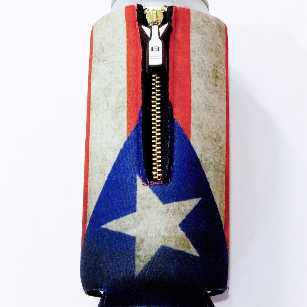 C-16 “Boricua” Bomber Jacket Tall Can Insulator
